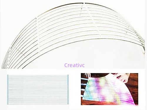 What is adhesive led screen?